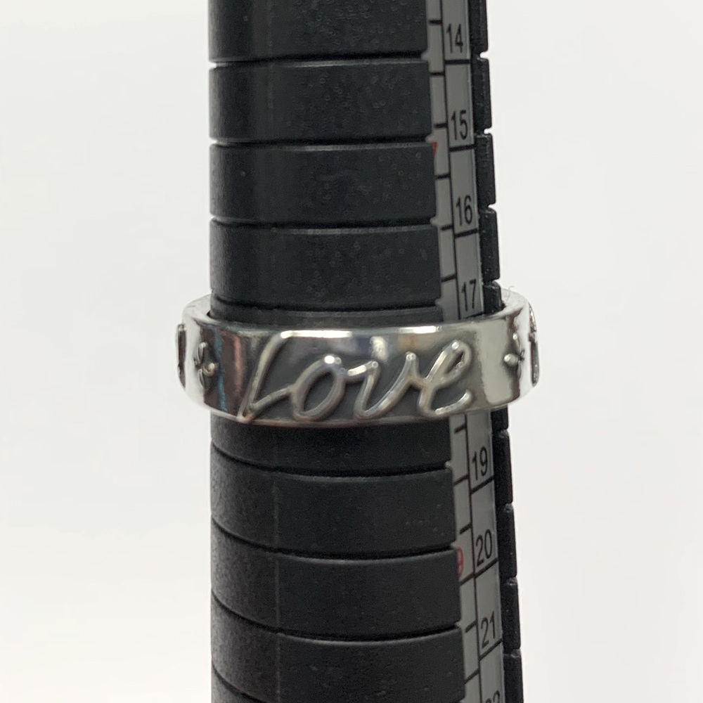 James Avery Faith, Hope and Love ring . Size 8.